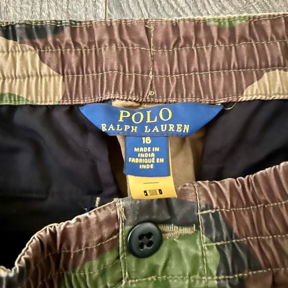 Polo Ralph Lauren Camo Pants Size 16 EUC youth boys army preppy green - Picture 3 of 3